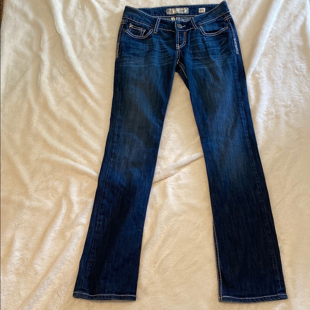 BKE Blue Boot Cut Jeans Classic Style